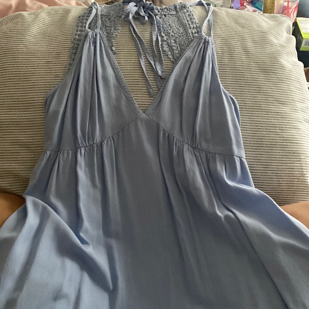Blue maternity Dress 👗